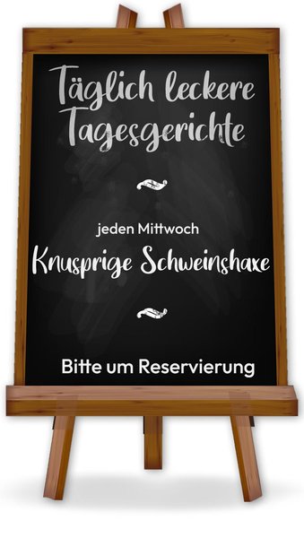 Täglich frische Tagesgerichte